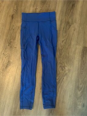 lululemon cobalt blue workout leggings